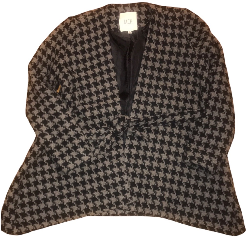 NWOT: Jack by BB Dakota Women's Isaacs Houndstooth Printed Jacket